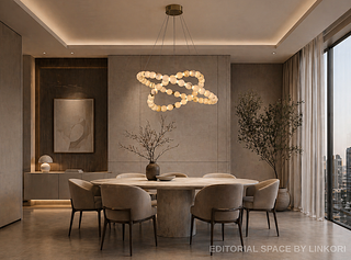 2-Tier Alabaster Globe Ring Chandelier for Dining Room & Foyer